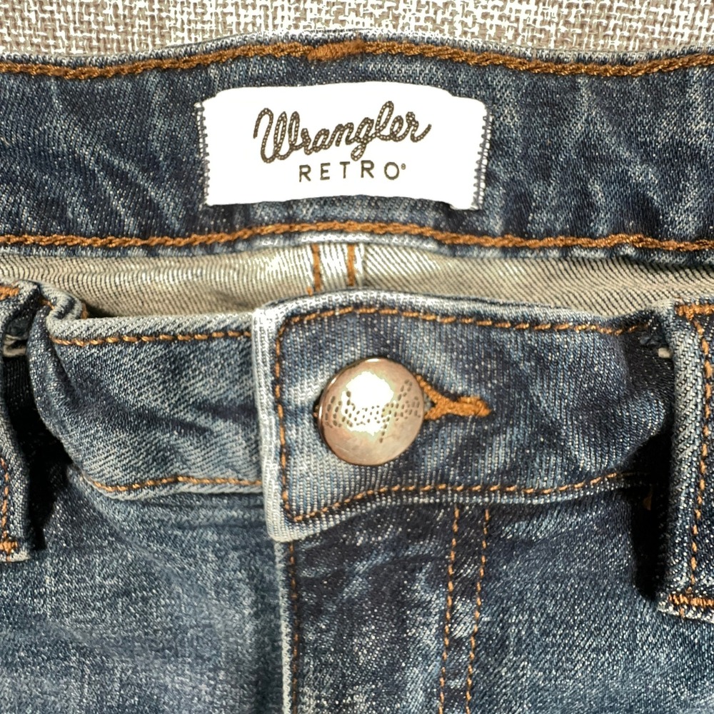 Wrangler Retro Bailey High Rise Trouser Jean Womens 29x34 (Fits 29x33) Vivianna - Picture 5 of 12
